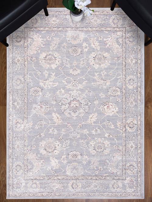 antique look soft tuch micro fiber anti-skid premium quality large size carpet (5 x 7 feet) - 16204887 - Very Small Image - 1