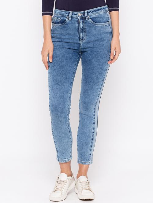 acid washed skinny fit jeans - 16208052 - Very Small Image - 1