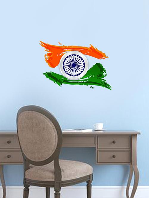 sehaz artworks india-flag multi wall decal or living room sticker for home decoration - 16208467 - Very Small Image - 1