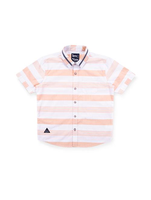 curve hem striped shirt - 16209491 - Very Small Image - 1