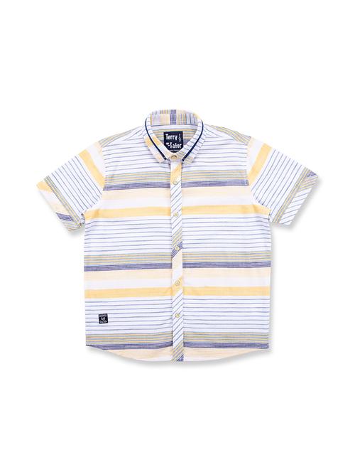 curve hem striped shirt - 16209492 - Very Small Image - 1