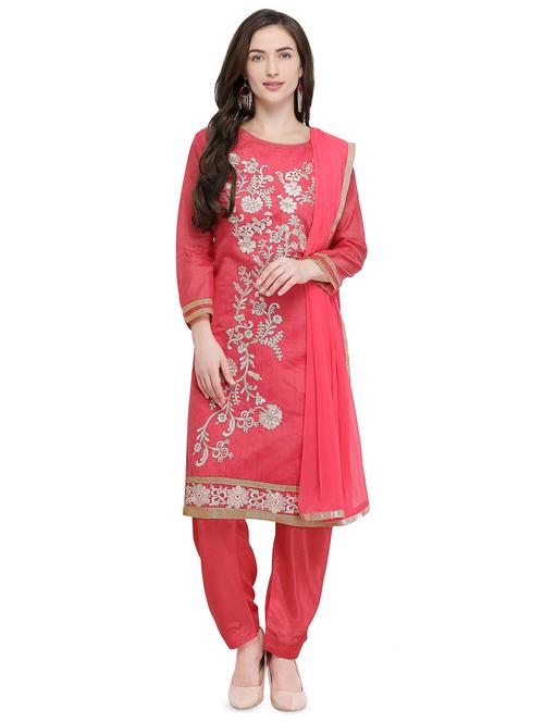embroidered unstitched suit - 16209515 - Very Small Image - 1