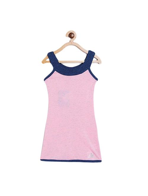 pink cotton frock - 16209611 - Very Small Image - 1
