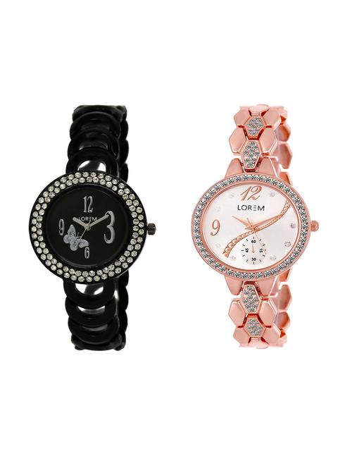 set of 2 analog watch combos(lk-201-215a) - 16210358 - Very Small Image - 1