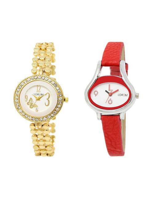 set of 2 analog watch combos(lk-203-206a) - 16210424 - Very Small Image - 1