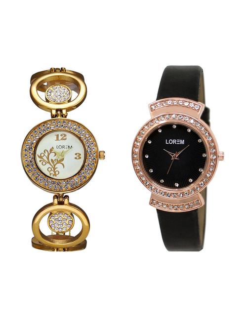 set of 2 analog watch combos(lk-204-244a) - 16210490 - Very Small Image - 1