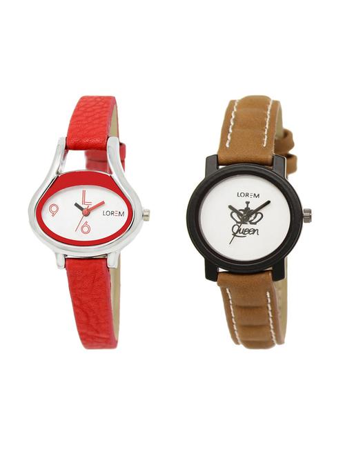 set of 2 analog watch combos(lk-206-209a) - 16210529 - Very Small Image - 1