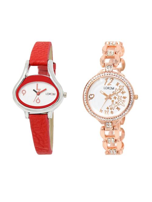 set of 2 analog watch combos(lk-206-210a) - 16210530 - Very Small Image - 1