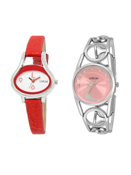 set of 2 analog watch combos(lk-206-233a) - 16210547 - Very Small Image - 1