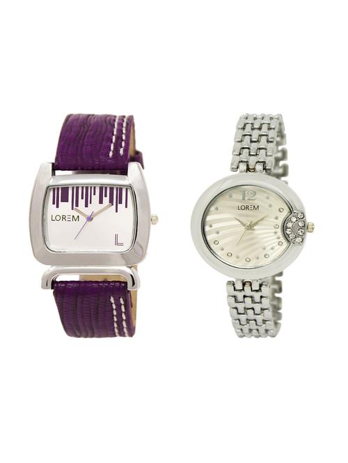set of 2 analog watch combos(lk-207-227a) - 16210574 - Very Small Image - 1