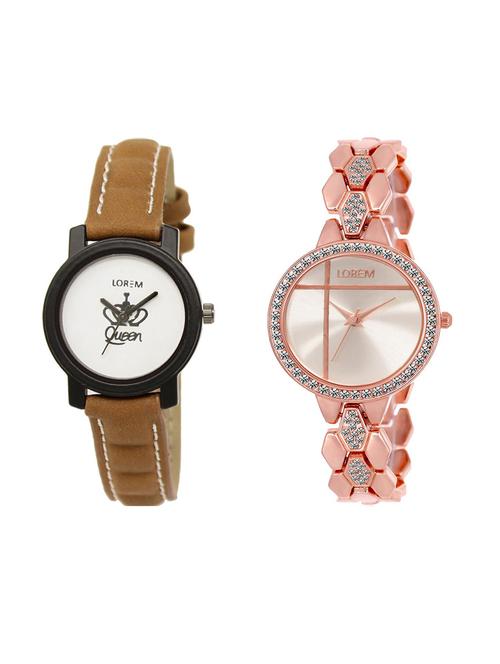 set of 2 analog watch combos(lk-209-242a) - 16210648 - Very Small Image - 1