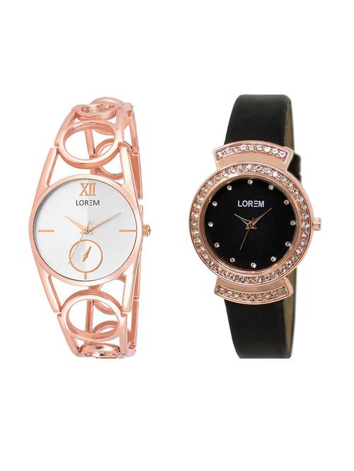 set of 2 analog watch combos(lk-213-244a) - 16210734 - Very Small Image - 1