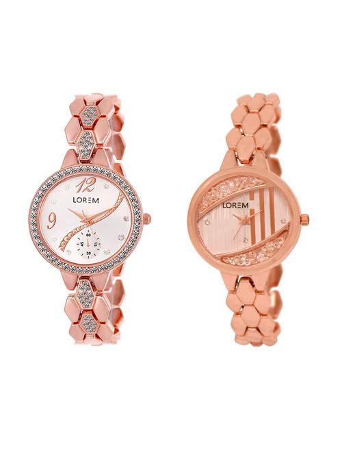 set of 2 analog watch combos(lk-215-222a) - 16210740 - Very Small Image - 1