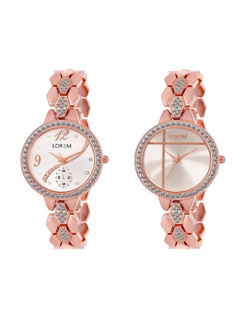 set of 2 analog watch combos(lk-215-242a) - 16210758 - Very Small Image - 1