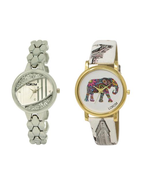 set of 2 analog watch combos(lk-223-243a) - 16210874 - Very Small Image - 1