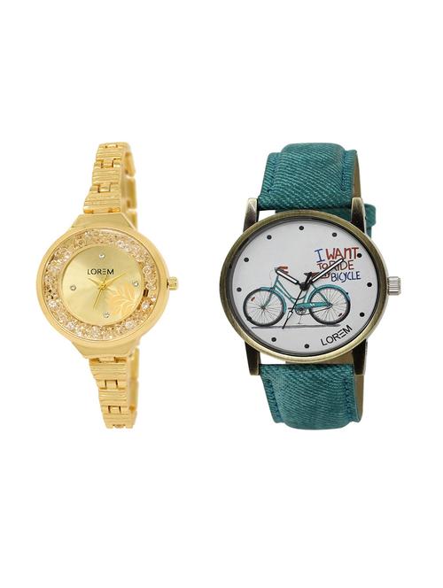 set of 2 analog watch combos(lk-224-229a) - 16210882 - Very Small Image - 1