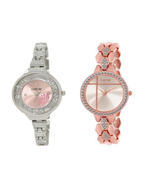 set of 2 analog watch combos(lk-226-242a) - 16210930 - Very Small Image - 1