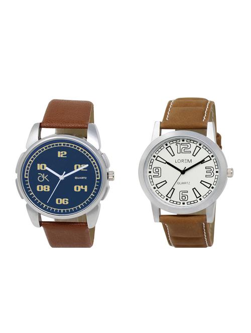 set of 2 analog watch combos(ad-01-lk-15) - 16211102 - Very Small Image - 1