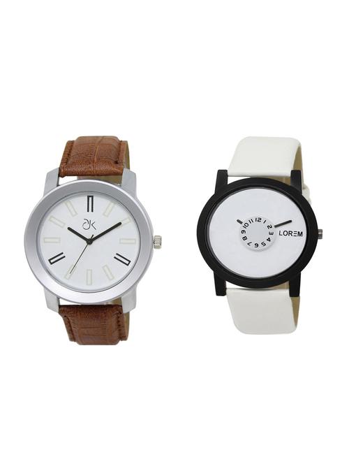 set of 2 analog watch combos(ad-02-lk-26) - 16211199 - Very Small Image - 1