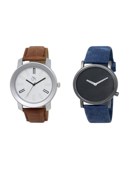 set of 2 analog watch combo - 16211208 - Very Small Image - 1
