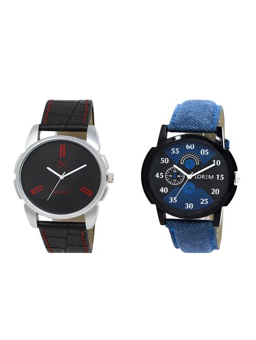 set of 2 analog watch combos(ad-03-lk-02) - 16211262 - Very Small Image - 1