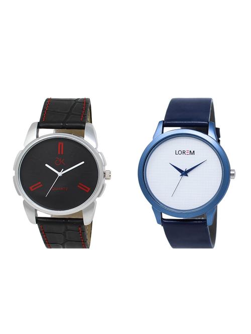 set of 2 analog watch combos(ad-03-lk-33) - 16211292 - Very Small Image - 1