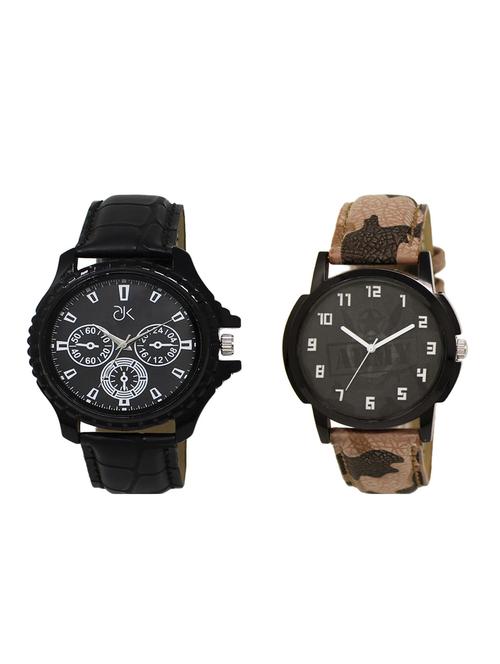 set of 2 analog watch combos(ad-04-lk-03) - 16211349 - Very Small Image - 1