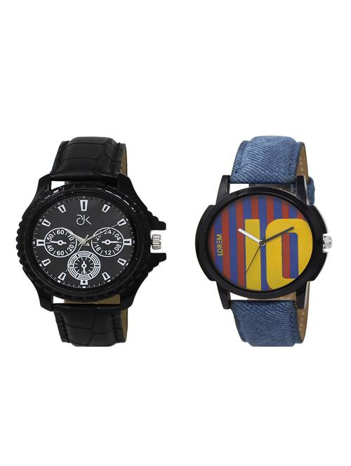 set of 2 analog watch combos(ad-04-lk-10) - 16211356 - Very Small Image - 1