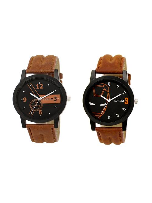 set of 2 analog watch combo(lk-01-04a) - 16211436 - Very Small Image - 1