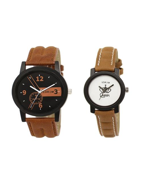 set of 2 analog couple watches(lk-01-209a) - 16211489 - Very Small Image - 1