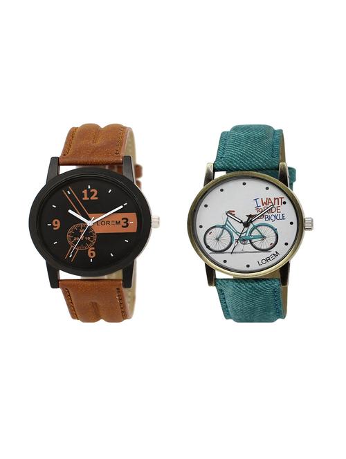 set of 2 analog couple watches(lk-01-229a) - 16211504 - Very Small Image - 1