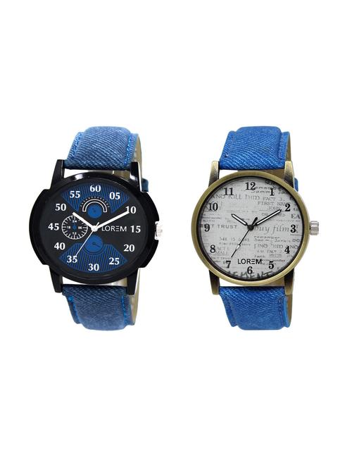 set of 2 analog watch combo(lk-02-28a) - 16211545 - Very Small Image - 1