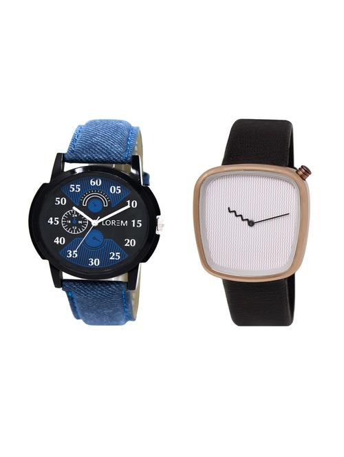 set of 2 analog watch combo(lk-02-41a) - 16211557 - Very Small Image - 1