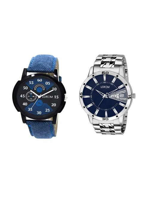 set of 2 analog watch combo(lk-02-102a) - 16211561 - Very Small Image - 1
