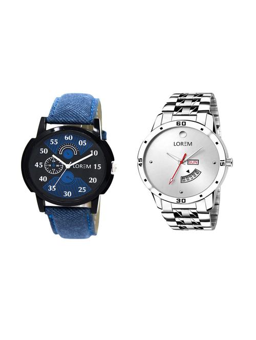 set of 2 analog watch combo(lk-02-103a) - 16211562 - Very Small Image - 1