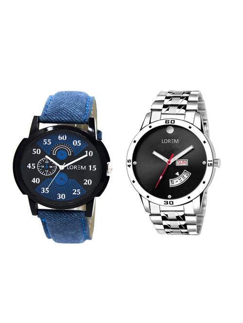 set of 2 analog watch combo(lk-02-104a) - 16211563 - Very Small Image - 1