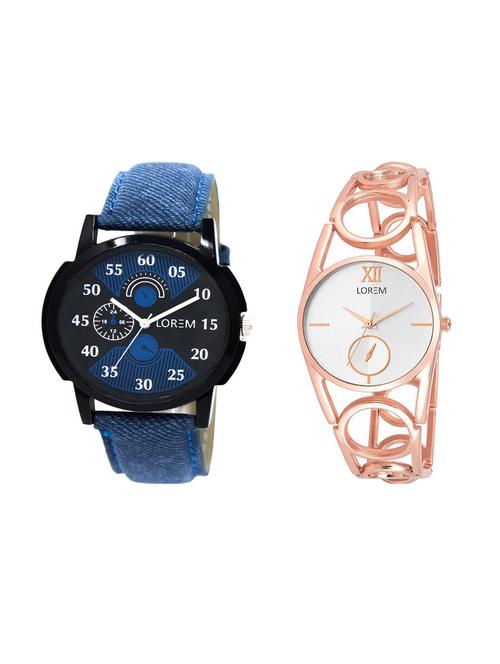 set of 2 analog couple watches(lk-02-213a) - 16211577 - Very Small Image - 1