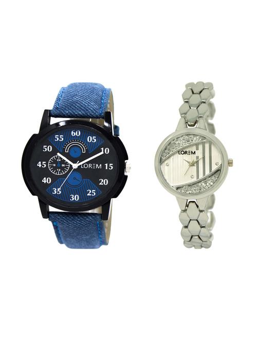 set of 2 analog couple watches(lk-02-223a) - 16211583 - Very Small Image - 1