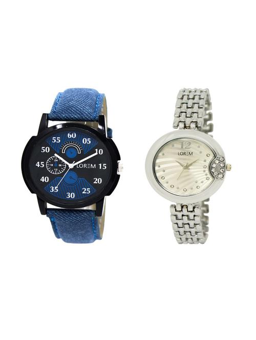 set of 2 analog couple watches(lk-02-227a) - 16211587 - Very Small Image - 1