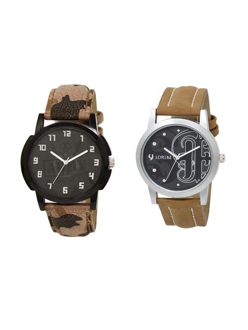 set of 2 analog watch combo(lk-03-14a) - 16211613 - Very Small Image - 1