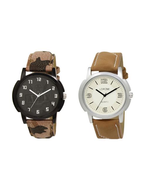 set of 2 analog watch combo(lk-03-16a) - 16211615 - Very Small Image - 1