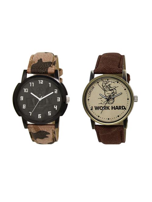 set of 2 analog watch combo(lk-03-29a) - 16211628 - Very Small Image - 1