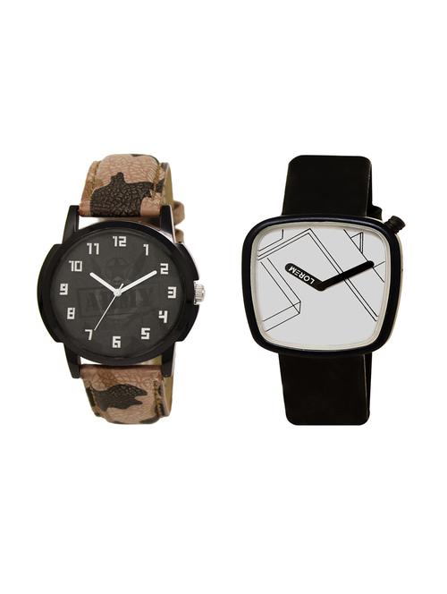 set of 2 analog watch combo(lk-03-43a) - 16211641 - Very Small Image - 1