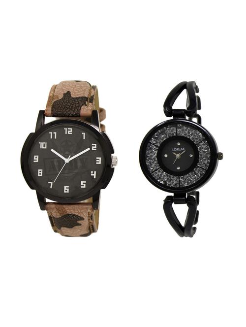 set of 2 analog couple watches(lk-03-211a) - 16211658 - Very Small Image - 1