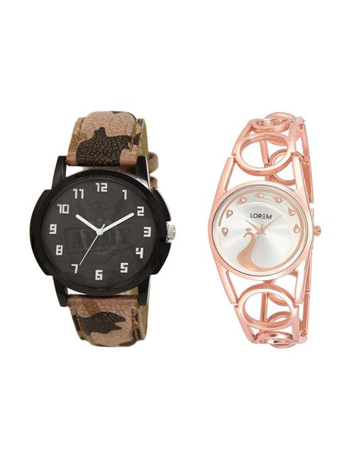 set of 2 analog couple watches(lk-03-232a) - 16211673 - Very Small Image - 1