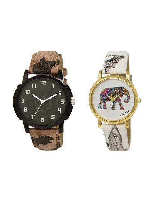 set of 2 analog couple watches(lk-03-243a) - 16211683 - Very Small Image - 1
