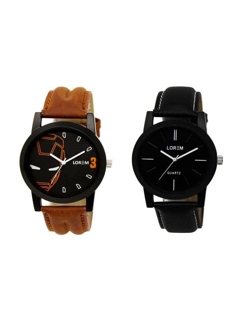 set of 2 analog watch combo(lk-04-05a) - 16211687 - Very Small Image - 1