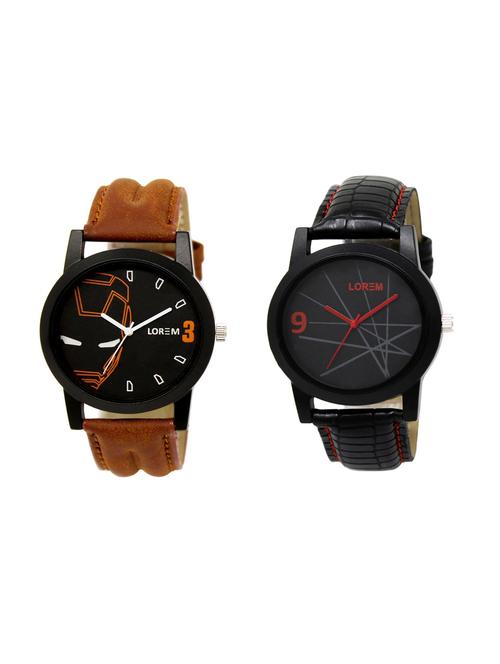 set of 2 analog watch combo(lk-04-08a) - 16211690 - Very Small Image - 1