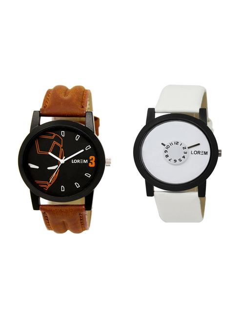 set of 2 analog watch combo(lk-04-26a) - 16211708 - Very Small Image - 1
