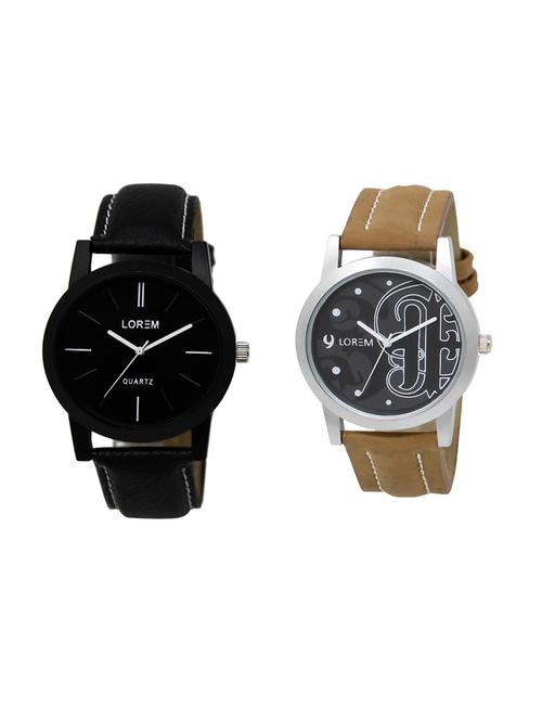 set of 2 analog watch combo(lk-05-14a) - 16211778 - Very Small Image - 1